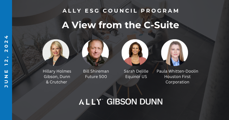 ESG Council Program – A View from the C-Suite